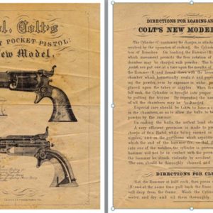 Colt 1855 Roots Pocket Revolver Manual