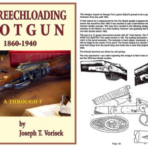 Breechloading Shotguns 1860 -1940 Set of all 3 Volumes - Vorisek