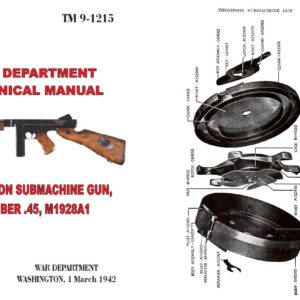 Thompson 1942 - March Tech Manual-Ordnance Maint M1, M1A1, TM9-1215