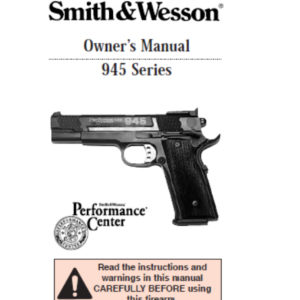 Smith & Wesson Model 945 Series Operations manual
