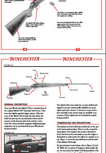 Winchester Model 52B Bolt Action Rifle Operations manual
