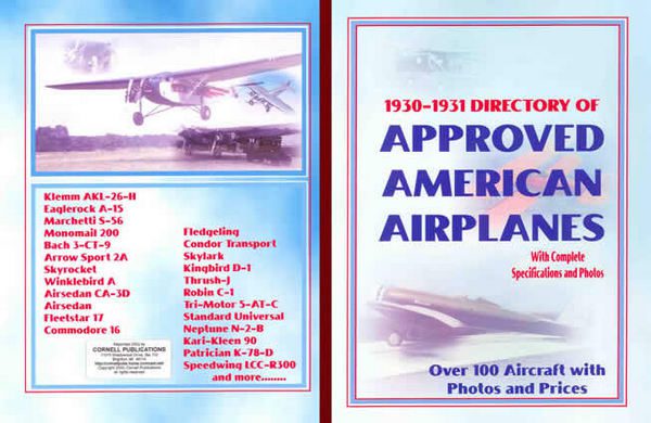 Directory of Approved American Airplanes 1930 -1931 - GB-img-0
