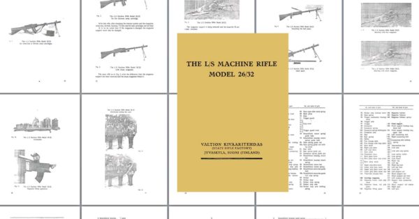 Finnish 1933 LS 26-32 Machine Rifle Manual