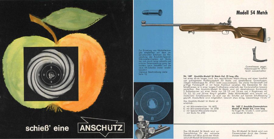 Anschutz 1960 Match Rifle Catalog (in German) - GB-img-0