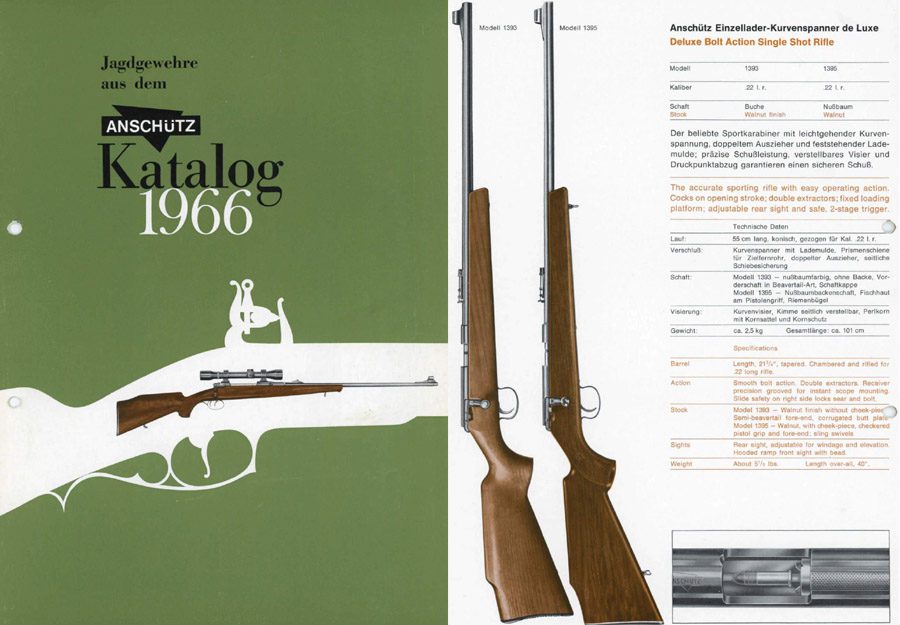 Anschutz 1966 Rifle Short Catalog (in German) - GB-img-0
