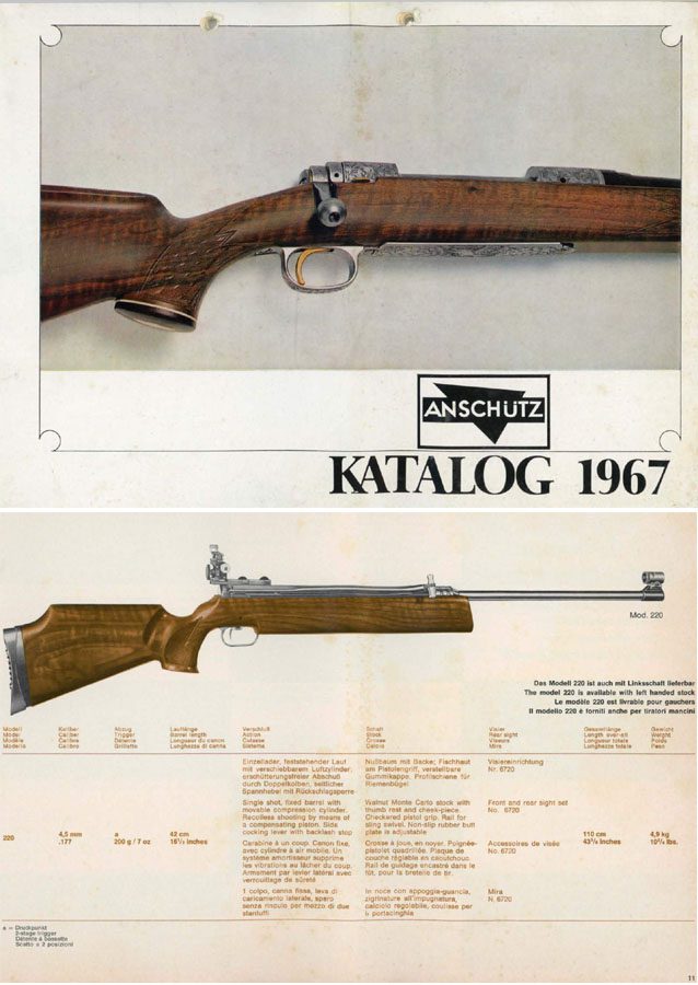 Anschutz 1967 Rifle Catalog - GB-img-0