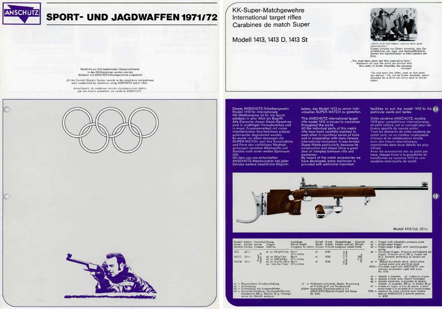 Anschutz 1971 Sport-Jagdwaffen Catalog - GB-img-0