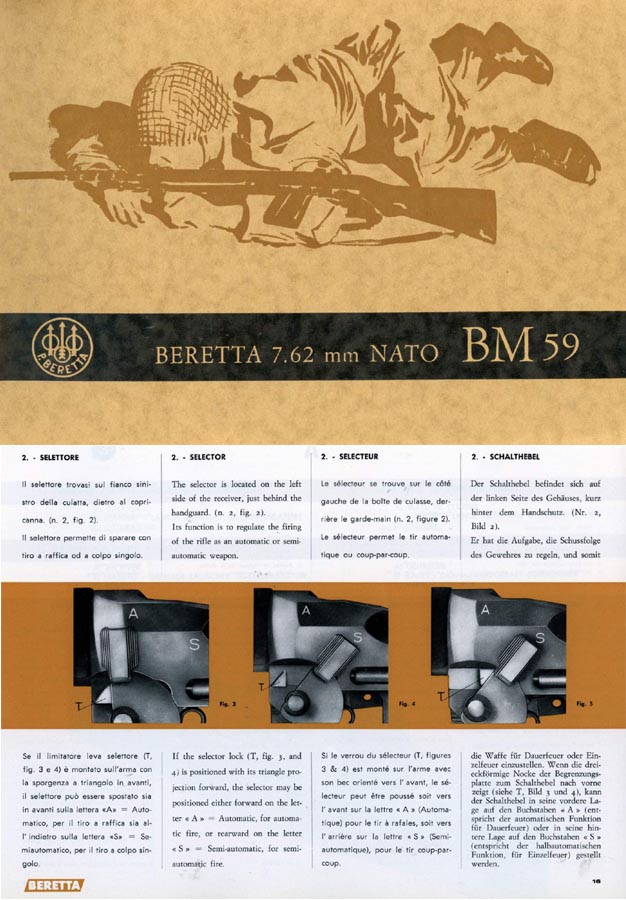 Beretta 1966 FAL BM59 Garand Select Fire Assault Rifle Catalog - GB-img-0