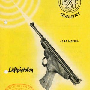 Beretta 1966 circa S20 Luftpistolen-Air Pistol Flyer
