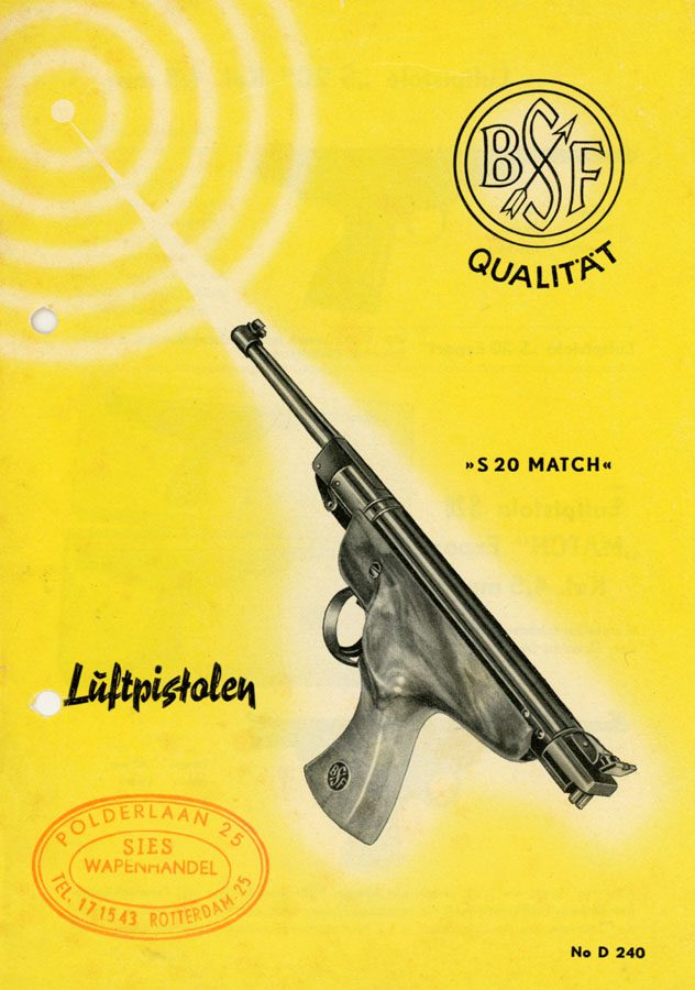 Beretta 1966  S20 Luftpistolen-Air Pistol Flyer - GB-img-0