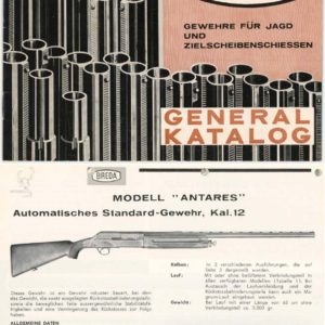 Breda 1963 Shotgun Catalog & Exploded Parts View (Long)