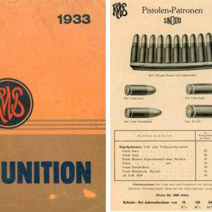 RWS 1933 Munitions fur Export Catalog