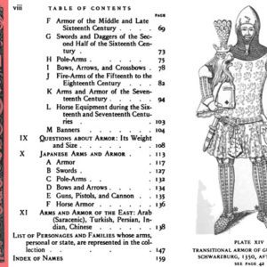 Handbook of Arms & Armor European & Oriental 1915 incl Wm Riggs Collection