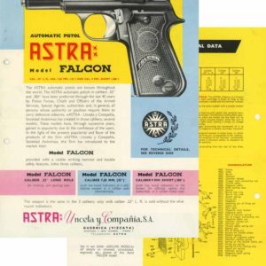 Astra Falcon 1962 Flyer/Manual