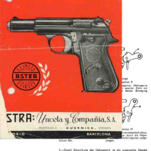 Astra Falcon c1974 M4000 Manual