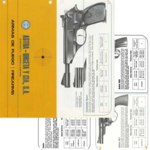 Astra Firearms 1968 Flyer