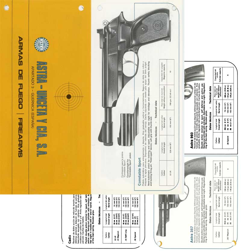 Astra Firearms 1968 Flyer - GB-img-0