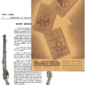 Parker Hale 1944 War-Time Small Bore & Sporting Catalogue
