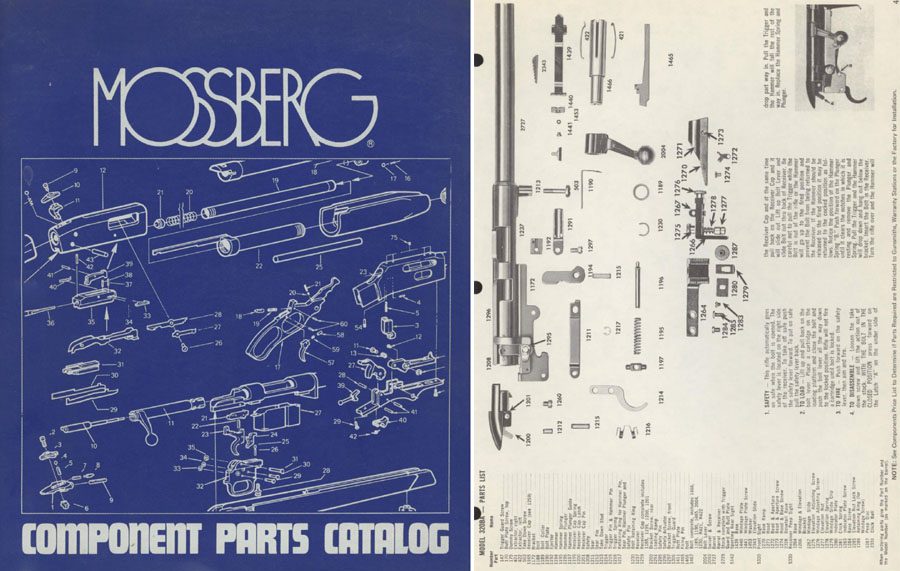 Mossberg 1977-78 Parts Catalog - GB-img-0