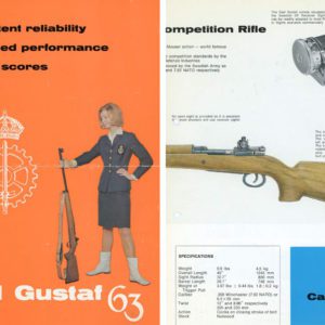 Carl Gustaf c1960 63, 63E, 63S Biathlon Rifle Flyer Collection