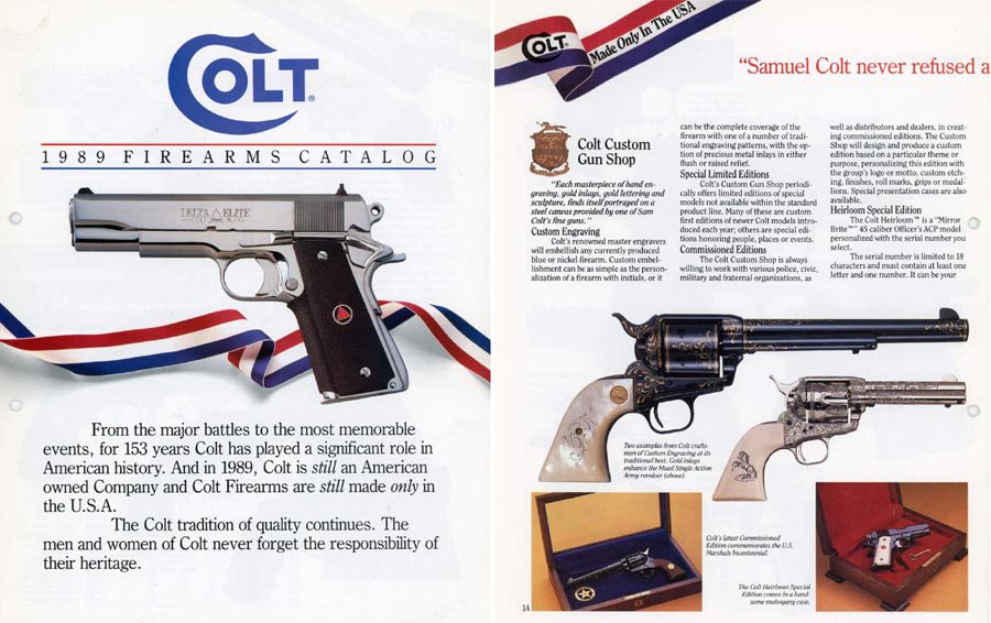 Colt 1988-89 Firearms Catalog - GB-img-0