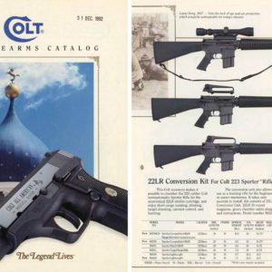 Colt 1992 Firearms Catalog