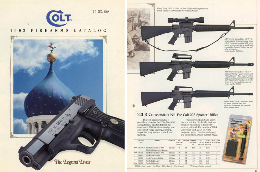 Colt 1992 Firearms Catalog - GB-img-0