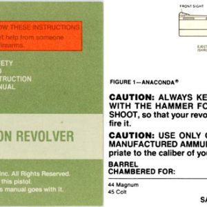 Colt 1994 Anaconda DA Revolver