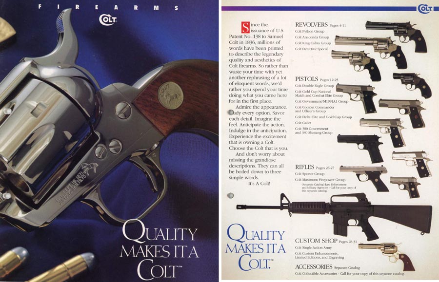 Colt 1996c Collector's Edition Catalog - GB-img-0