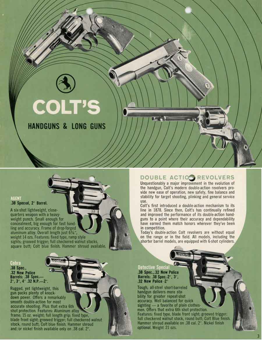 Colt 1969 Handguns and Long Guns Catalog (Green) - GB-img-0