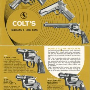Colt 1969 Handguns and Long Guns Catalog (Brown)