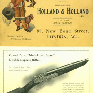 Holland & Holland 1935 Gun and Rifle Catalog