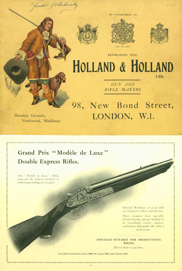 Holland & Holland 1935 Gun and Rifle Catalog - GB-img-0