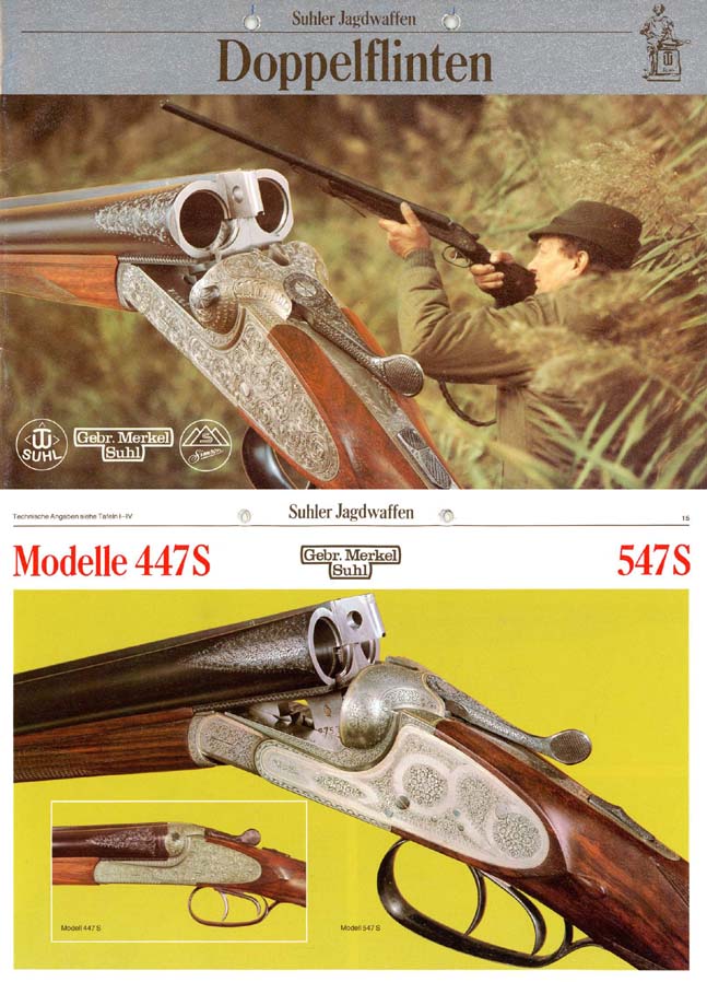 Merkel 1988 Suhler Jagdwaffen- Doppelflinten Katalog - GB-img-0