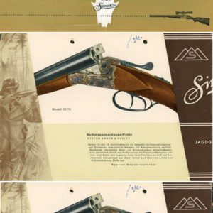 Simson 1956 Jagdgewehre Katalog- German, English, Russian