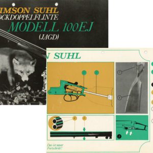 Simson 1974 Suhl Bockdoppelflinte Modell 100EJ (JAGD) Flyer (German)