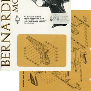 Bernardelli Model 60 Owners Manual