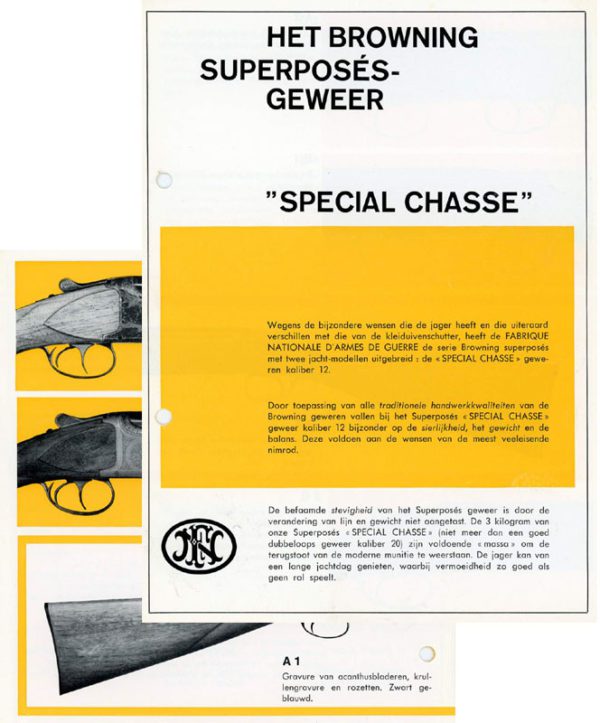 Browning 1973 Superposed Flyer (Dutch)