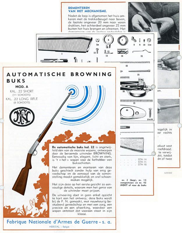 Browning 1962 () Model A Manual (Dutch) - GB-img-0