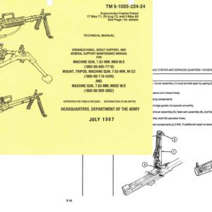 M60 1987 W/E&D Technical Manual TM 9-1005-224-24