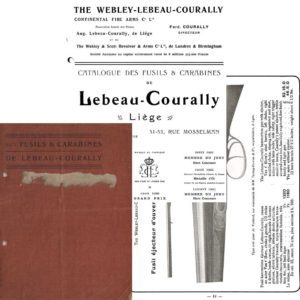 Lebeau Courally 1903 Webley Gun Catalog (Liege)