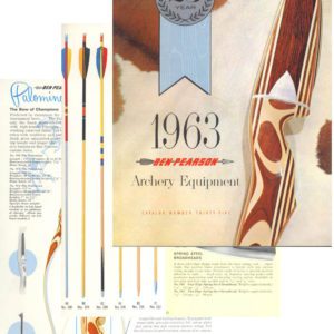 Ben Pearson 1963 No. 35 Archery Catalog