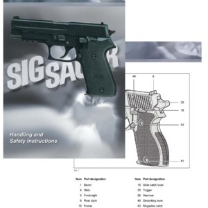 SIG P220 Sauer Manual (Text in English)