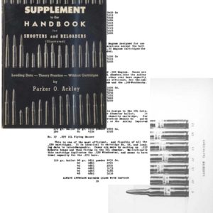 Handbook for Shooters and Reloaders (Illustrated) 1959 Supplement - Ackley