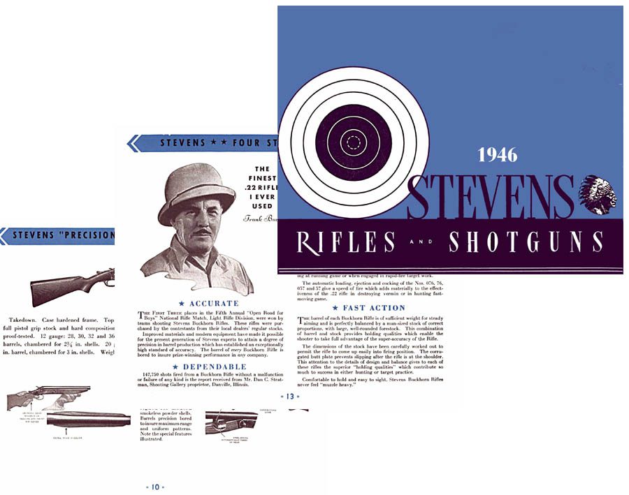 Stevens 1946 Rifle & Shotgun Gun #43 Catalog - GB-img-0