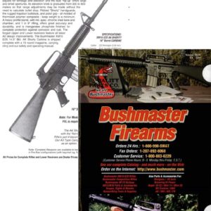 Bushmaster 2000 V1 Gun Catalog