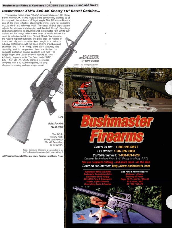 Bushmaster 2000 V1 Gun Catalog - GB-img-0