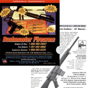 Bushmaster 2000 V2 Gun Catalog