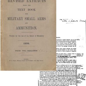 Military Small Arms & Ammo 1899 Revised Extracts-UK