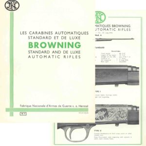 Browning FN 1954 Circa Model A & B Automatic Rifles